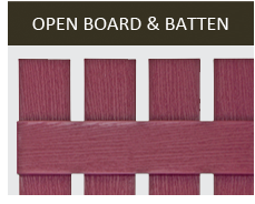 Open Board & Batten Open Board & Batten