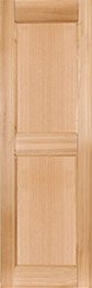 Wood Flat Panel Shutters
