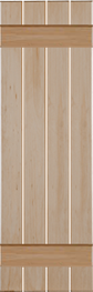 Open Board & Batten Wood Shutters