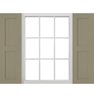 Custom Country Style Vinyl Shutters