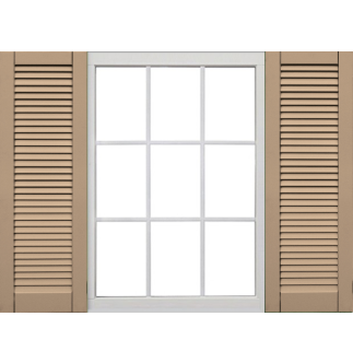 Atlantic Shutters Classic Collection - Faux Louvered Shutters