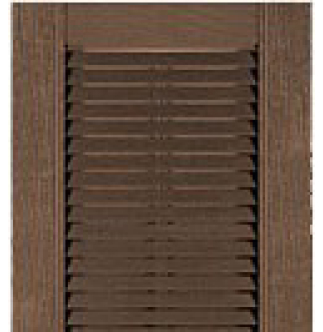 Vinyl Louver - Straight Top