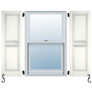 Atlantic Pro Series - Raised Panel Straight Top Shutters
