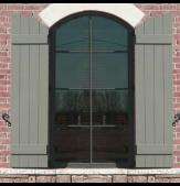 Legends Composite Arched Board & Batten Shutters