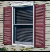 Legends Louvered Vinyl Shutters