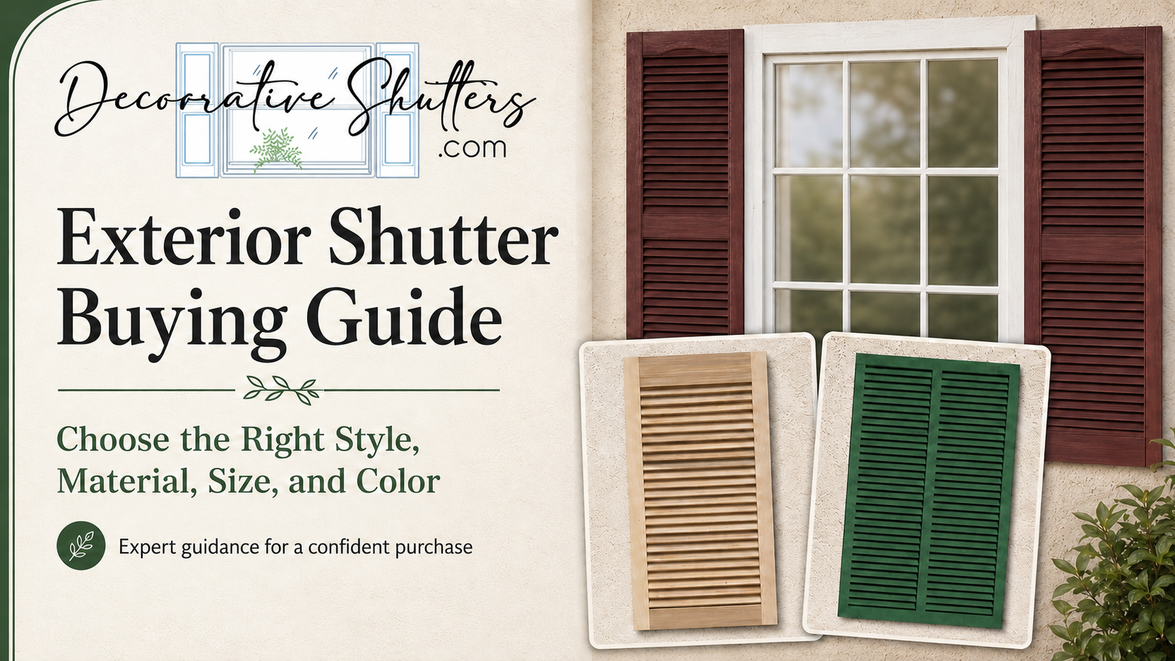 Exterior Window Shutters Buyer’s Guide